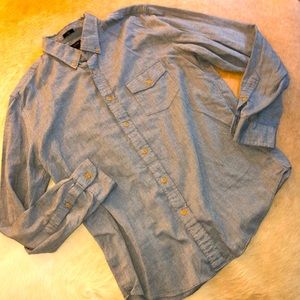 2/$20 J Crew M slim blue button down